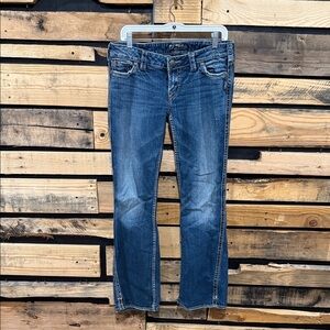 Silver Jeans Frances 18" Bootcut Low Rise Jeans‎ Size 30/31